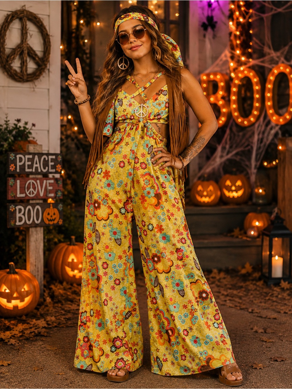 70s Hippie Jumpsuit